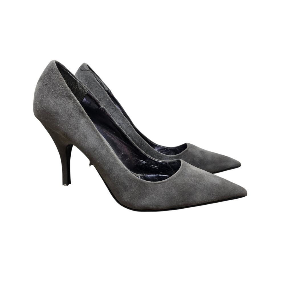 STEVE MADDEN Arouse Pointed Pumps Suede Gray Size 8